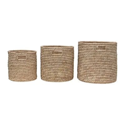 Hello Honey® Natural Grass Basket Set