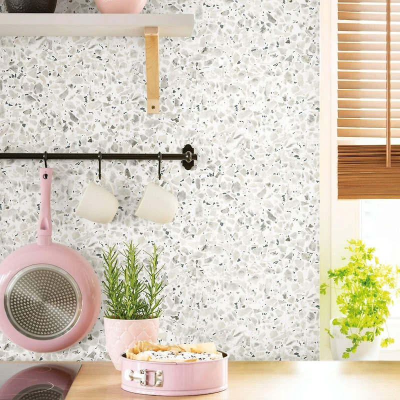 RoomMates Terrazzo Peel & Stick Wallpaper