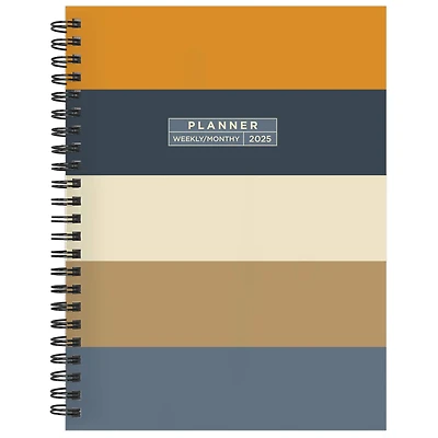TF Publishing 2025 Medium Element Layers Weekly Monthly Spiral Planner