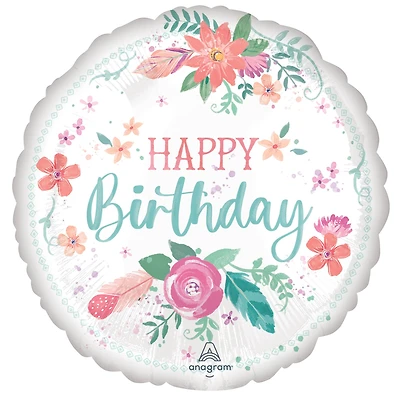 17" Free Spirit Birthday Foil Balloon