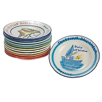 Hello Honey® 9" Hotel Restaurant Image Stoneware Plate Set
