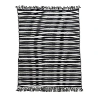 Hello Honey® Striped Cotton Throw Blanket with Fringe