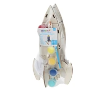 3D Rocket Wood Crafting Kit by Creatology™