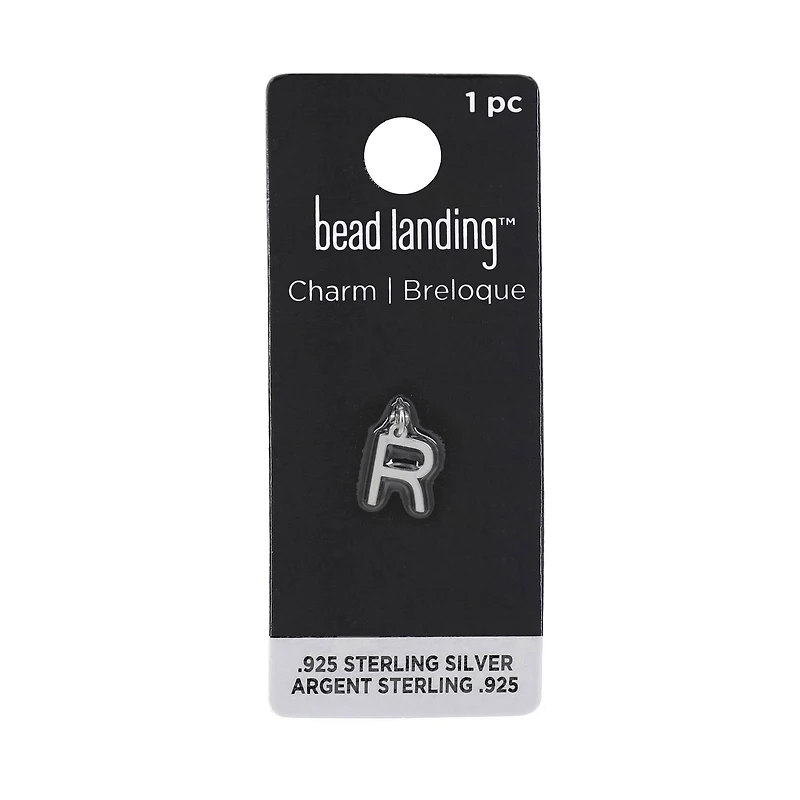 Sterling Silver Alphabet Charm by Bead Landing