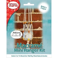 Pepperell Modern Macramé Hanging Jar Kit