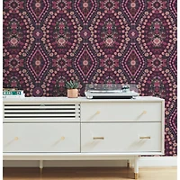 RoomMates Mr. Kate Dried Flower Kaleidoscope Peel & Stick Wallpaper