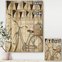 Designart - French Bicycle Flea Market II