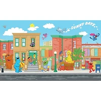 RoomMates Sesame Street Chair Rail Prepasted Mural