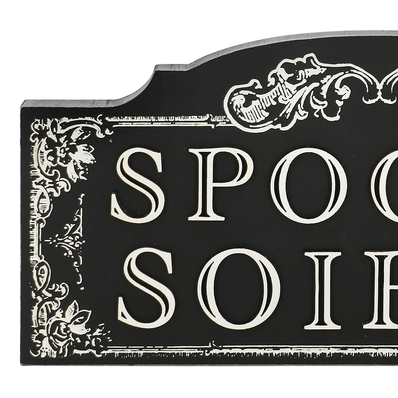 11" Spooky Soirée Block Tabletop Décor by Ashland®