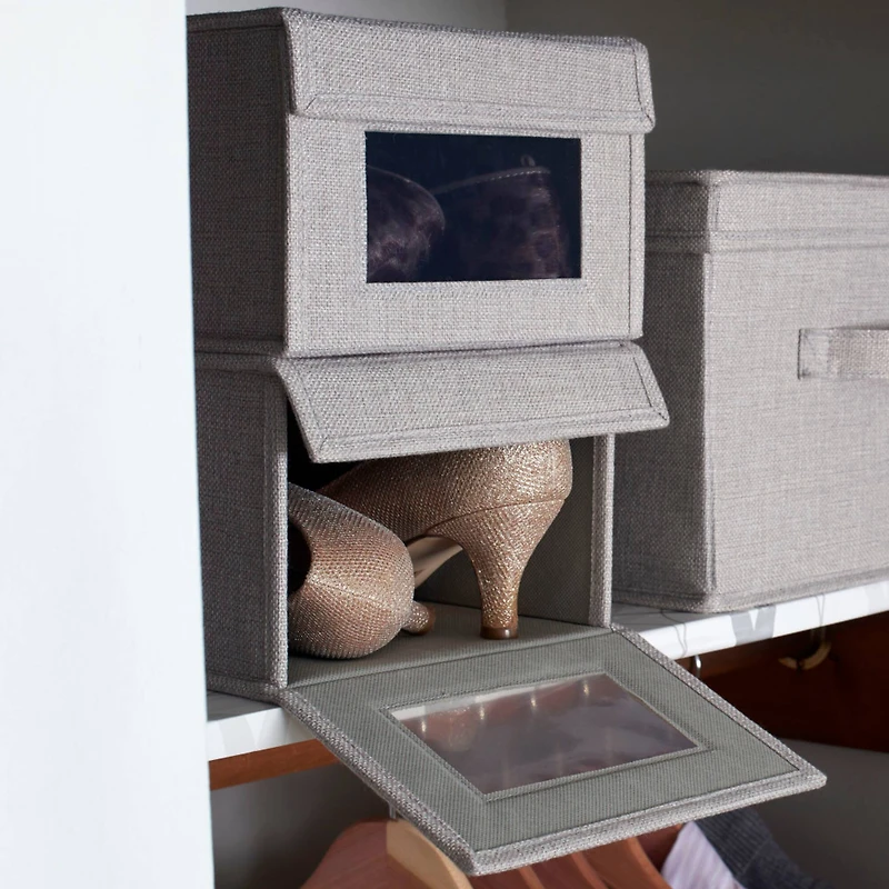 Household Essentials Drop Front Shoe Box