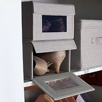 Household Essentials Drop Front Shoe Box