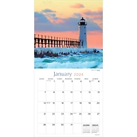 TF Publishing Lighthouses Wall Calendar