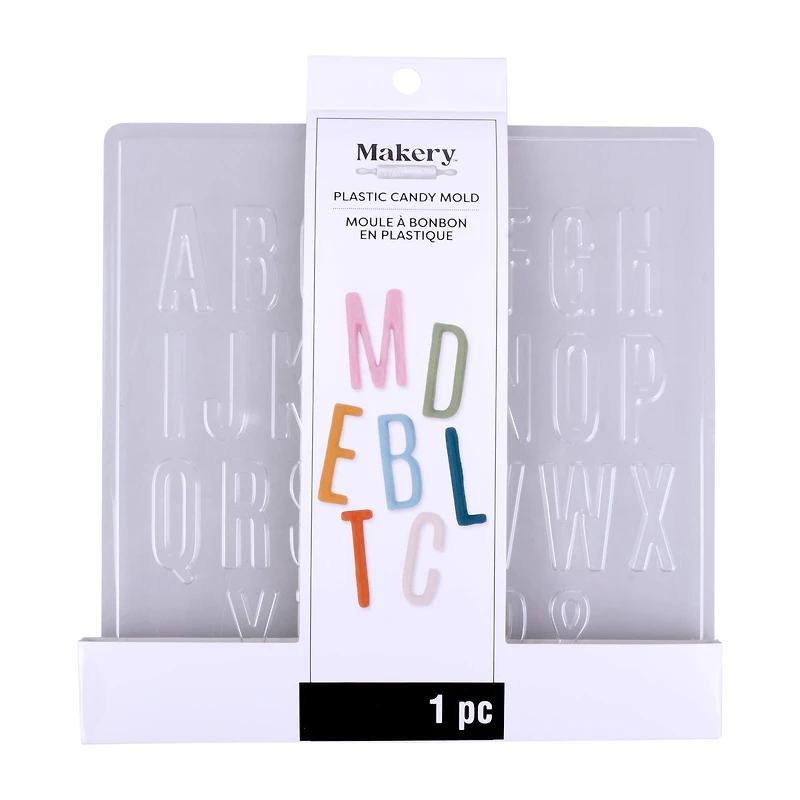 Block Alphabet Plastic Candy Mold by Makery™