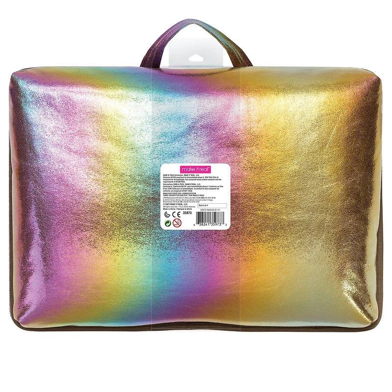 Make It Real™ 3C4G 12" x 17" Cosmic Rainbow Lap Desk