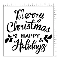 6 Pack: Holidays Stencils by Craft Smart®, 12" x 12"