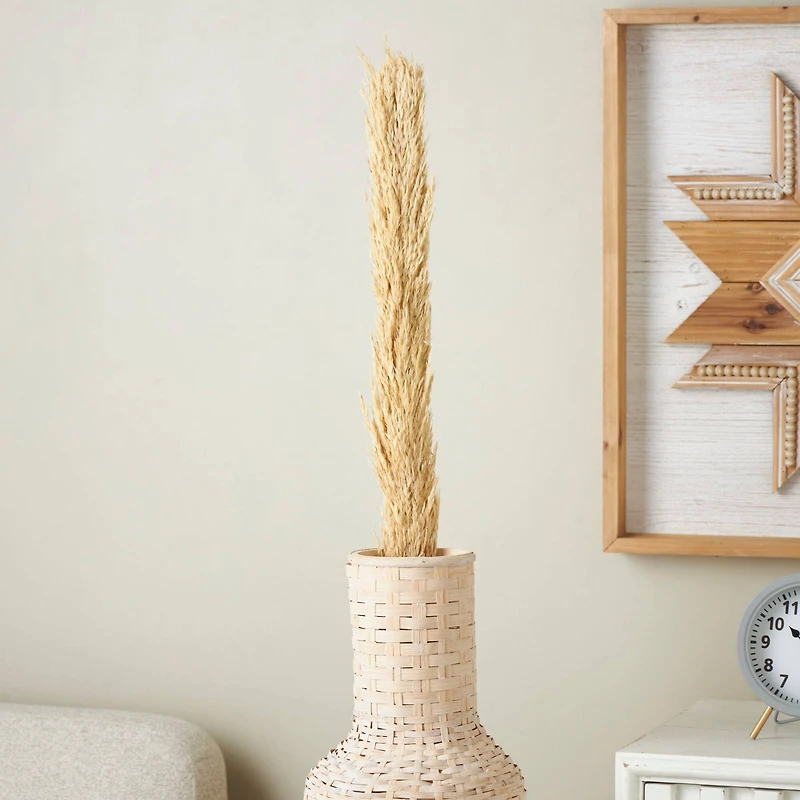 Cream Dried Pampas Grass Stem