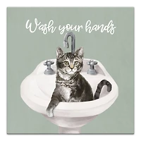 Wash Your Hands 16" x 16" Canvas Wall Art