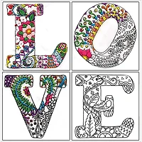 Design Works™ Zenbroidery™ Love Stamped Embroidery Kit