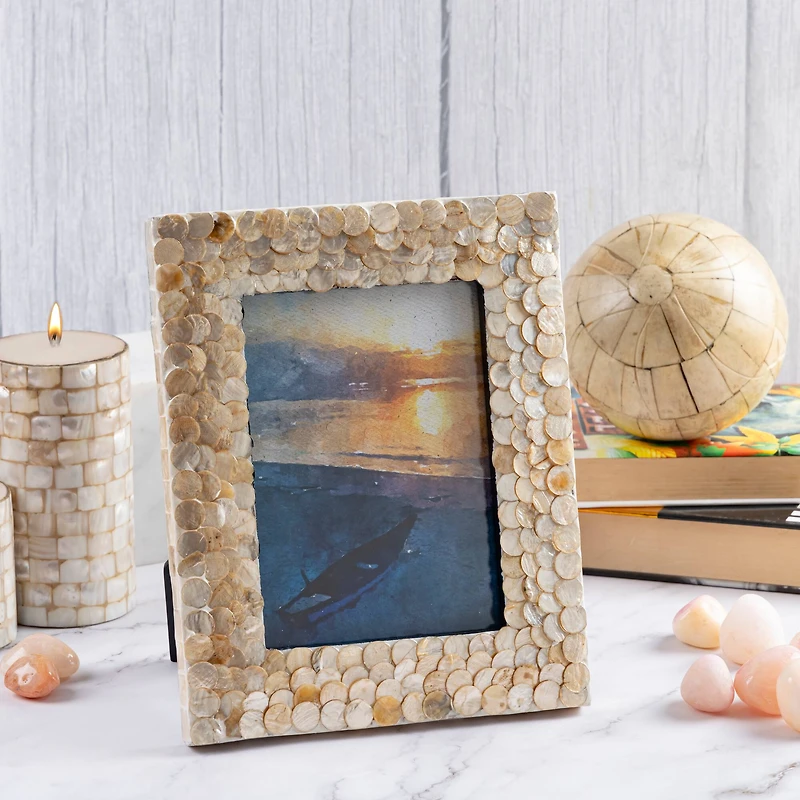 5" x 7" Mother of Pearl Tabletop Frame, Atelier by Studio Décor®