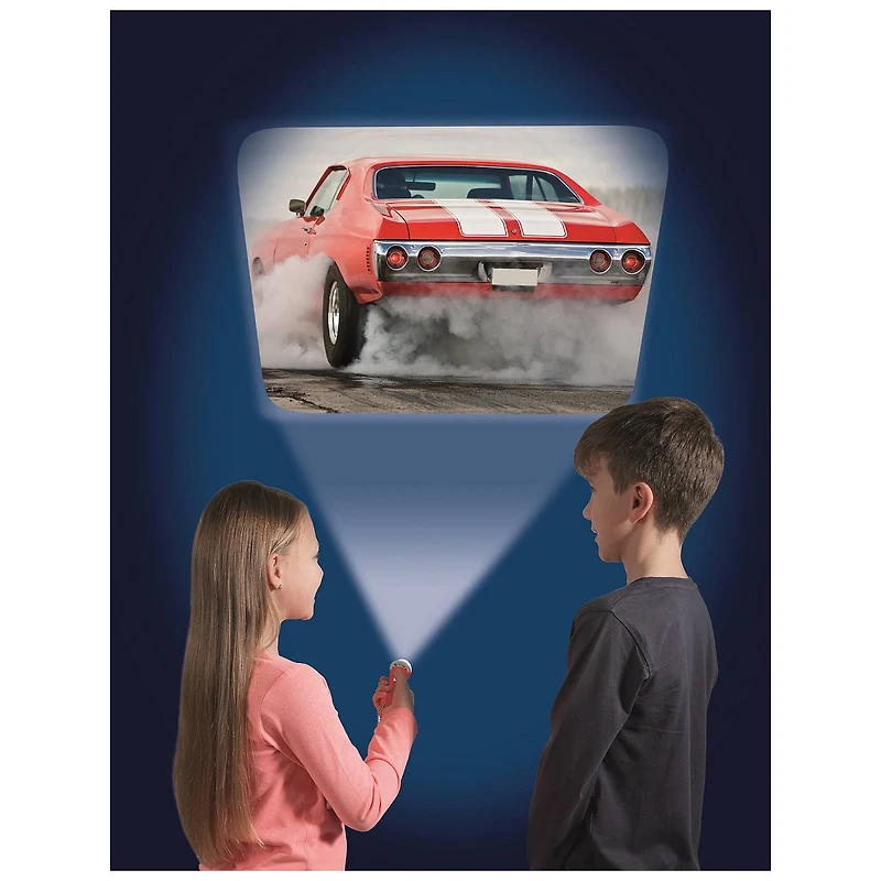 Brainstorm Toys Super Cars Flashlight & Projector With 24 Car Images