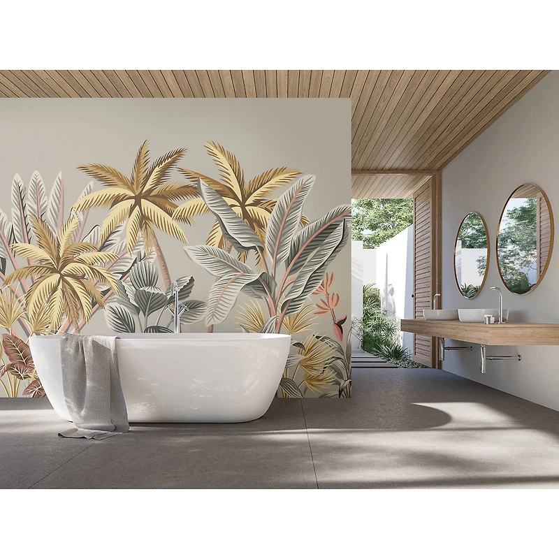 Origin Murals Tropical Palm Trees Wall Mural