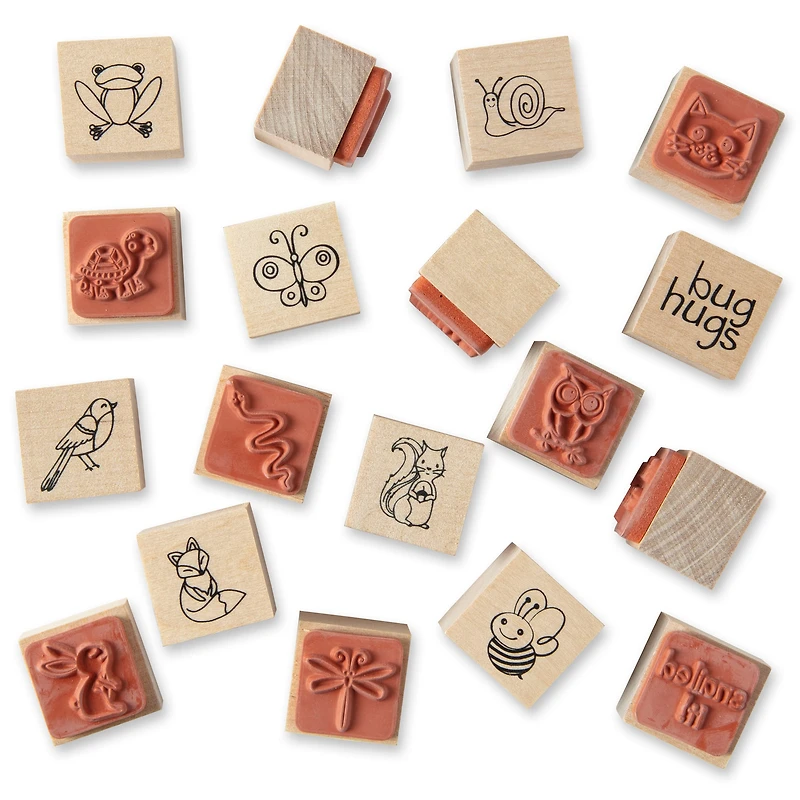 Animal Jar of Wood Stamps by Recollections™