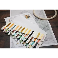 Luca-S French Bulldog Counted Cross Stitch Kit with Display Hoop