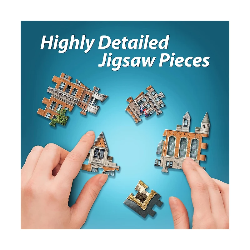 Castles & Cathedrals - Le Chateau Frontenac 3D Puzzle: 865 Pcs