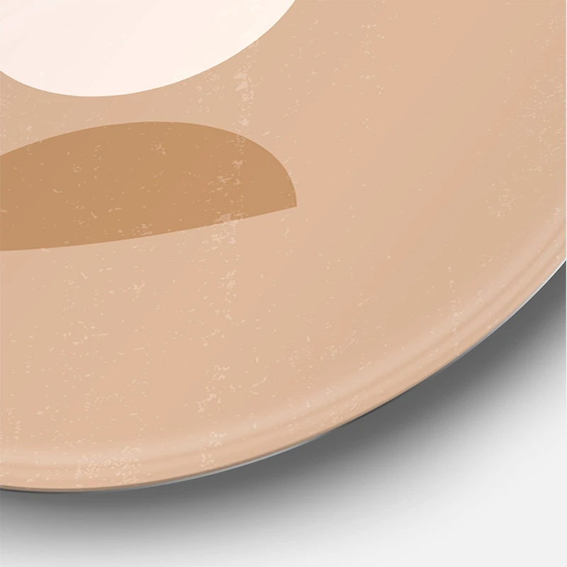 Designart - Abstract Sun Moon Geometric Print II