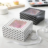 Black & White Polka Dot Cupcake Boxes by Celebrate It®