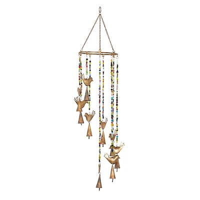 26" Gold Metal Eclectic Windchime
