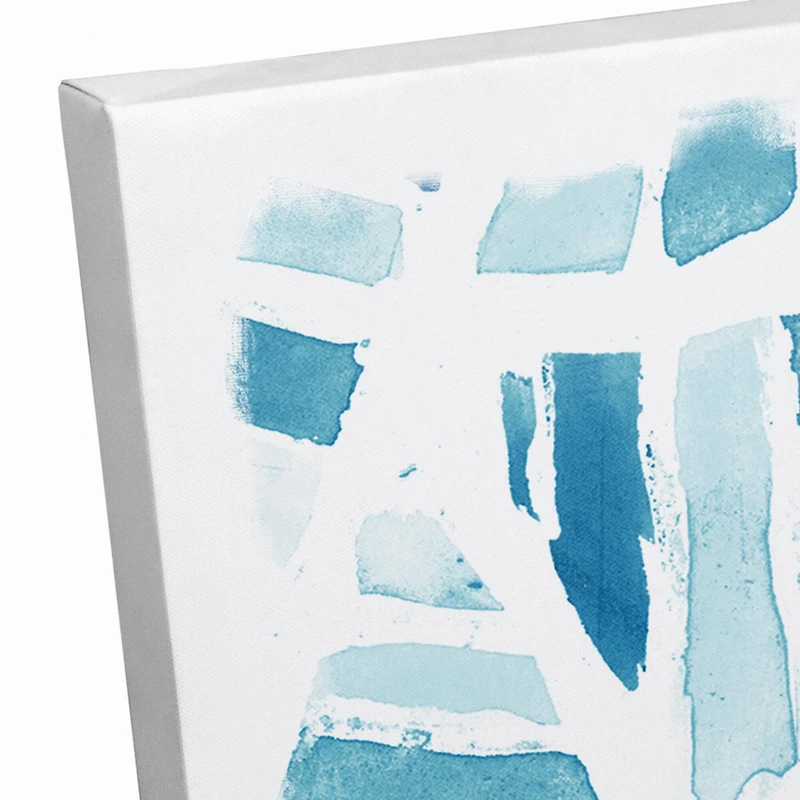 Seaside Abstract  16" x 16" Canvas Wall Art