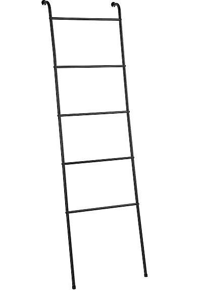 NEX™ 5ft. Black Metal Wall-Leaning Blanket Ladder Rack