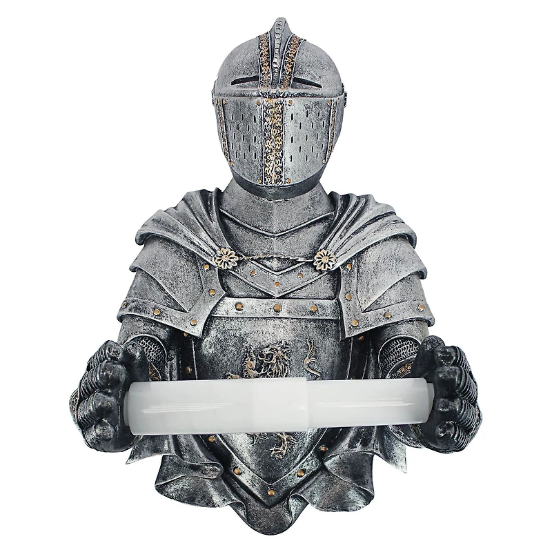 13" A Knight to Remember Gothic Bath Tissue Holder