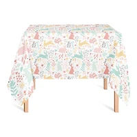 Scandinavian Bunny Pattern 58" x 58" Tablecloth