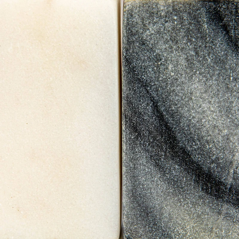 Hello Honey® Heart-Shaped Marble Salt & Pepper Shakers Set