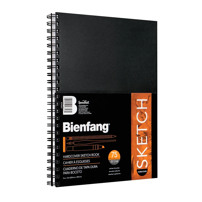 Bienfang® Hardcover Sketch Book, 9" x 12"