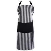 Black & White Stripe Chef Apron