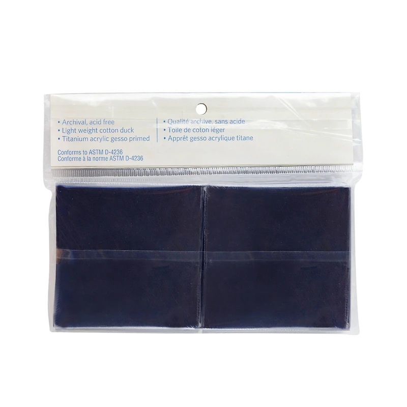 6 Pack 3" x 3" Mini Canvas Panels by Artist's Loft™ Necessities