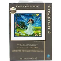 Dimensions® Gold Collection® Spring Fairy Counted Cross Stitch Kit