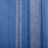 DII® Blue Chambray French Stripe Woven Dishtowel, 3ct.