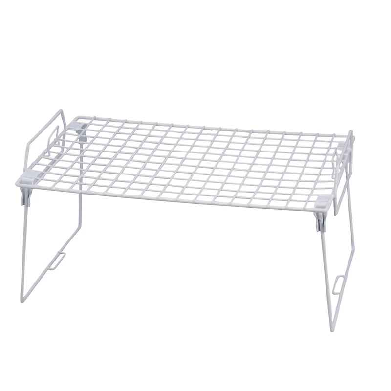 Honey Can Do White Space-Saving Kitchen Cabinet Shelf Organizer