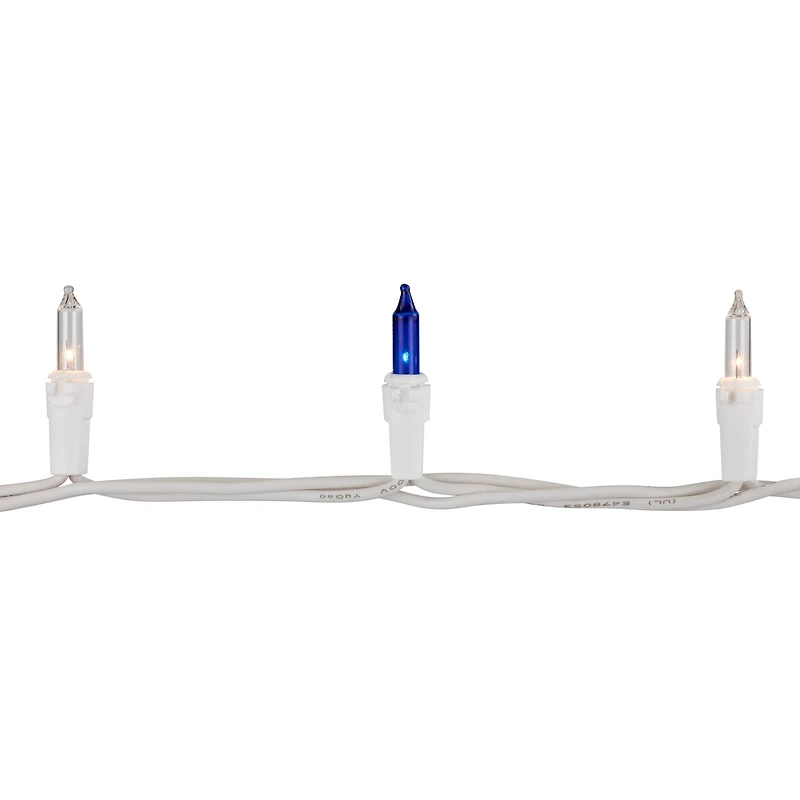 100ct. Mini Christmas String Lights with White Wire