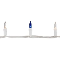 100ct. Mini Christmas String Lights with White Wire
