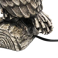 Simple Designs™ 20" Brown and White Owl Table Lamp with Shade