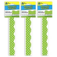 Teacher Created Resources® Lime Polka Dots Magnetic Borders, 72ft.