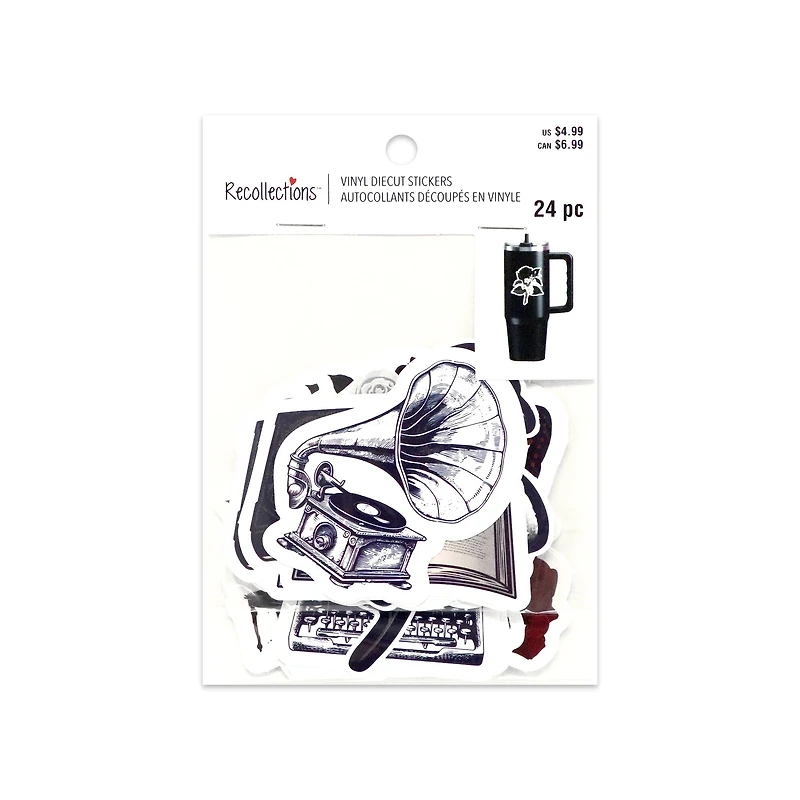 Bordeaux Vinyl Die-Cut Stickers by Recollections™