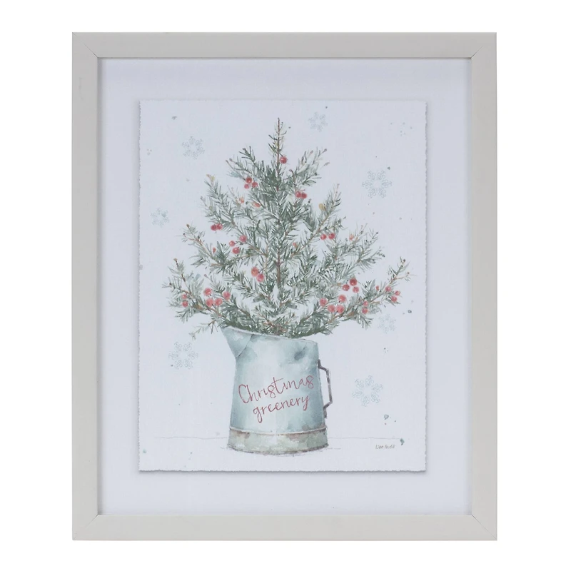 Potted Pine Tree Wall Art Set
