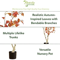 6ft. Autumn Birch Artificial Fall Tree