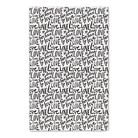 Love Typography 16" x 25" Tea Towel - Set of 2